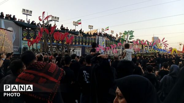 میدان شاه ولی میزبان عزاداران تاسوعا و عاشورای حسینی در تفت بود