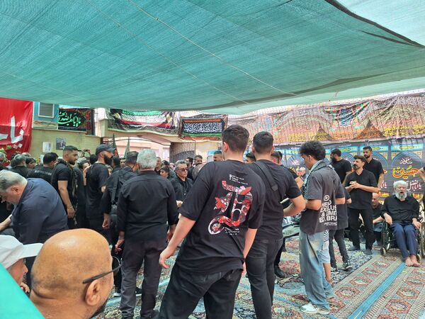 مراسم عاشورای حسینی در انگورستان ملک اصفهان