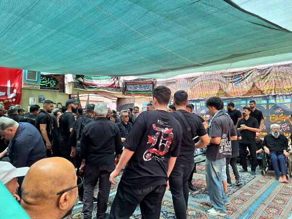 مراسم عاشورای حسینی در انگورستان ملک اصفهان