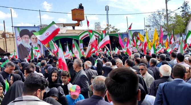 رزمایش بزرگ جانفدا برای ایران امام رضایی در شهر ایلام