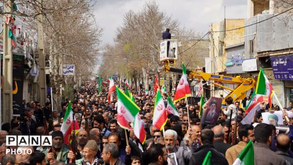 راهپیمایی روز جهانی قدس در کوهدشت لرستان