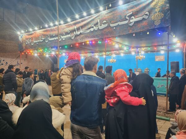 حضور پررنگ خانواده های خلیل آبادی در مراسم ولادت حضرت ولی عصر(عج)
