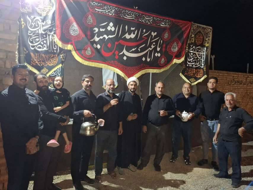 برپایی موکب به همت خادمان مردمی در خلیل آباد
