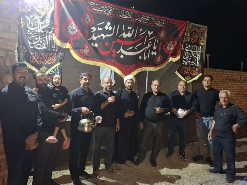 برپایی موکب به همت خادمان مردمی در خلیل آباد