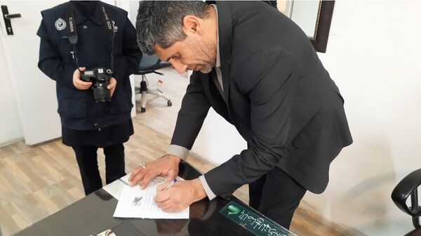 پویش پشتیبانی از جبهه مقاومت لبنان و فلسطین در اداره‌کل آموزش‌ و پرورش استان خراسان رضوی