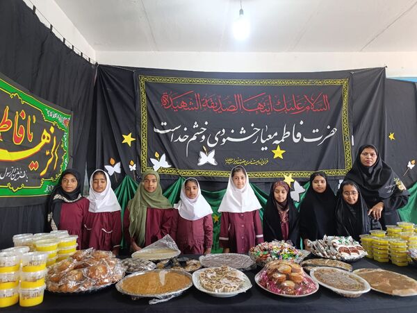 سوگواره فاطمی در دبستان شهید تنیده بندرعباس