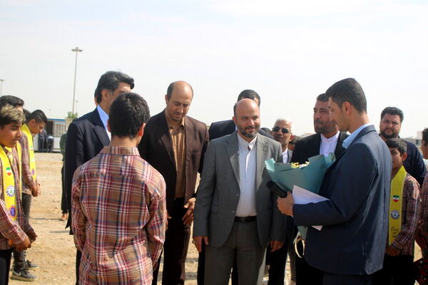آیین شروع عملیات اجرایی دبیرستان 12 کلاسه شهید اسماعیل محمدپور در تنگک بوشهر
