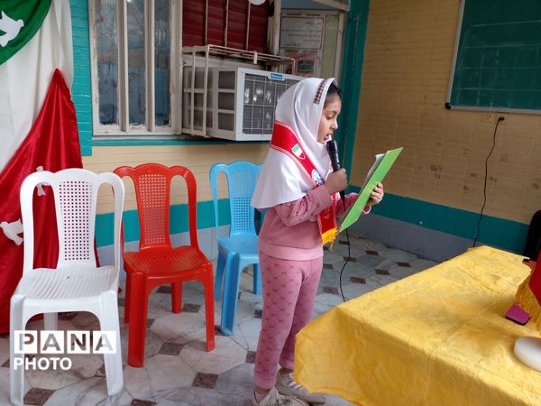 صبحی پرشور و نشاط در مدرسه غیردولتی مریم با اجرای گروه پیشتازان