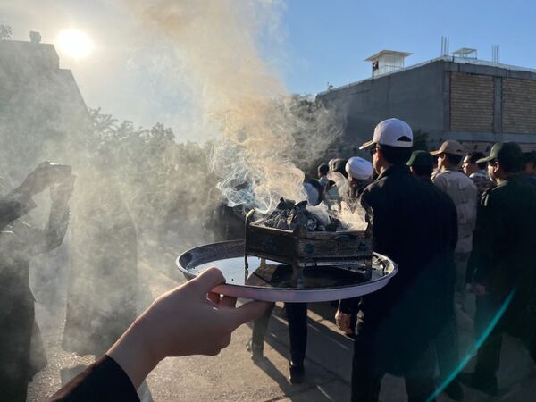 مراسم استقبال و تشییع پیکر پاک شهید گمنام در شهرستان دهلران 