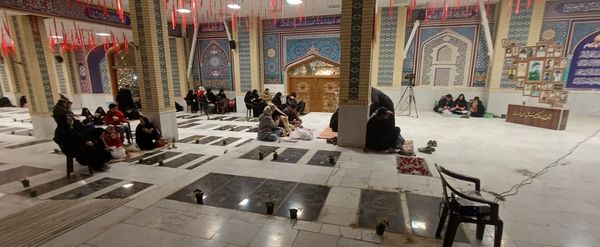 مراسم احیای شب نوزدهم رمضان در امام زاده سید عباس شهرستان بجنورد استان خراسان شمالی