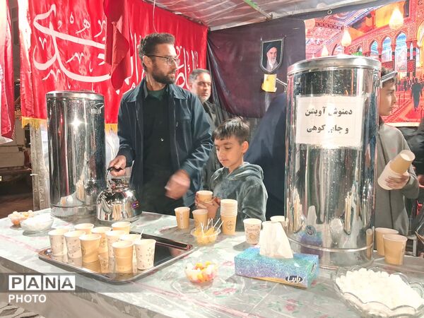  خدمات رسانی موکب ها در بلوار فضل نیشابور