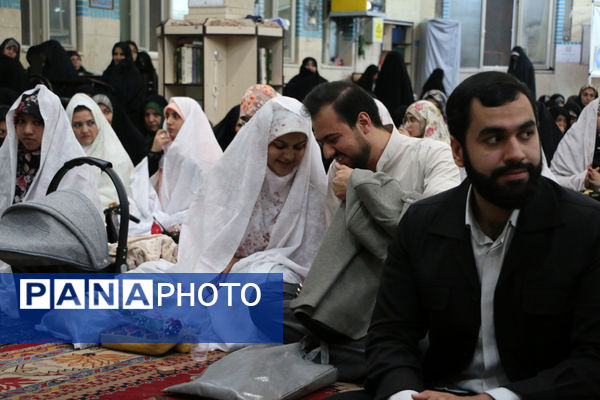 جشن ازدواج مسجدی 132 زوج‌ جوان در قم- 1
