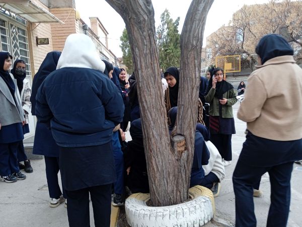 اعلام نتایج امتحانات نوبت اول دبیرستان عزت طلایی به والدین دانش آموزان 