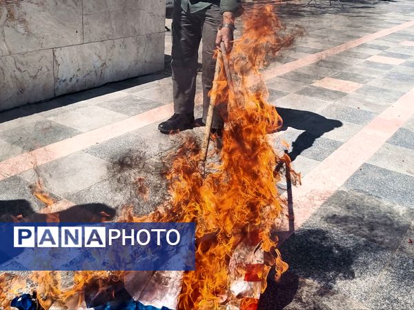 حضور باشکوه مردم، دانش آموزان و فرهنگیان منطقه رضویه در راهپیمایی روز جهانی قدس 