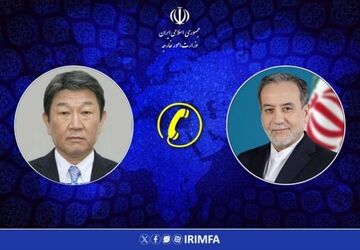 گفت‌وگوی تلفنی وزرای امور خارجه جمهوری اسلامی ایران و ژاپن