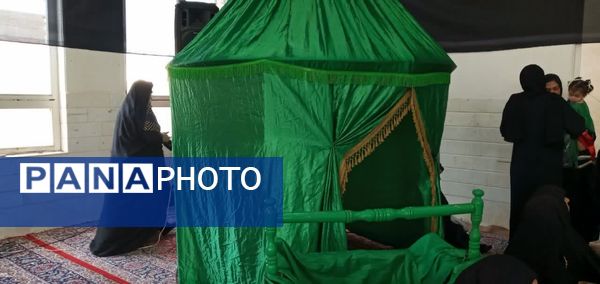 عزاداری هیات عاشقان حضرت علی اصغر(ع) روستای ورجان قم