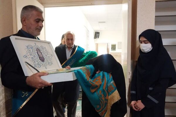 حضور خدام افتخاری مسجد جمکران در هنرستان نمونه میرجلیلی
