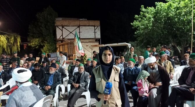 مباهله پیامبر اکرم در اجتماعات شبانه و خیابانی شهر بار 