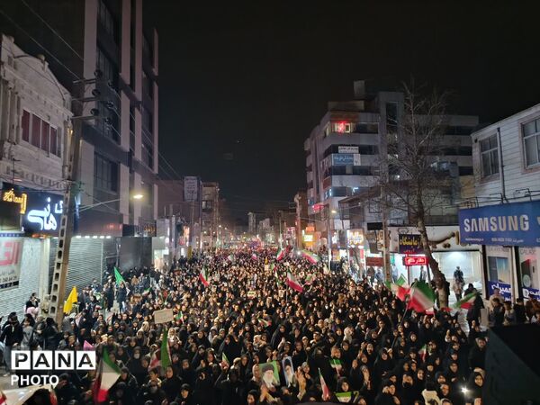 بیعت مردم ولایتمدار شهرستان فردیس با سیدمجتبی خامنه‌ای 