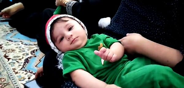 اجتماع شیرخوارگان حسینی در قلعه‌گنج 