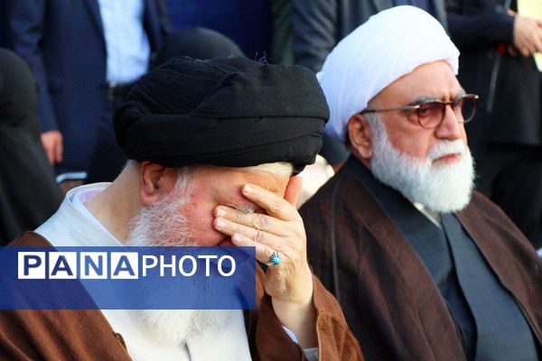 نخستین سالگرد خادم‌الرضا (علیه‌السلام) شهید آیت‌الله سید ابراهیم رئیسی در عرصه میدان شهدا مشهد 