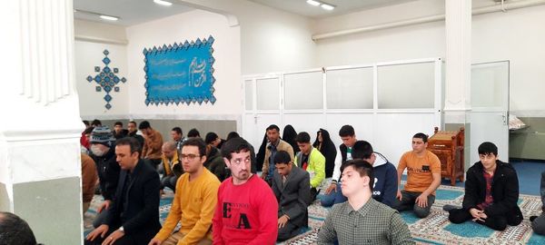 افتتاح نمازخانه هنرستان شبانه‌روزی کار و دانش خاص عبدالحسین تنباکوچی