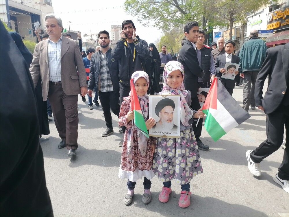راهپیمایی روز قدس در مشهد مقدس