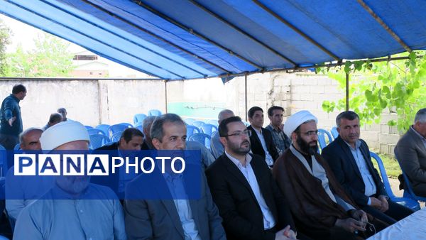 مراسم کلنگ‌زنی دبستان ۹ کلاسه غزالی ناو