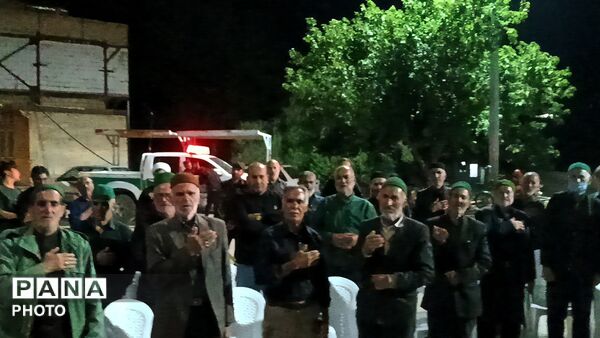 وداع مردم شهر بار نیشابور با رهبر شهید انقلاب