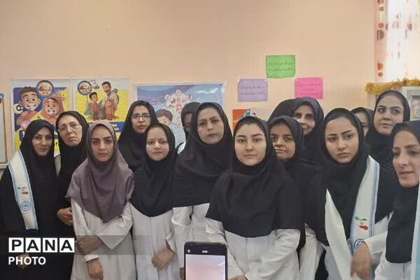 افتتاحیه اتاق بهداشت دبستان ایمان همزمان با هفته سلامت