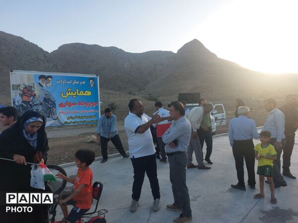 برگزاری همایش دوچرخه‌سواری به مناسبت عید سعید غدیرخم در حاجی‌آباد