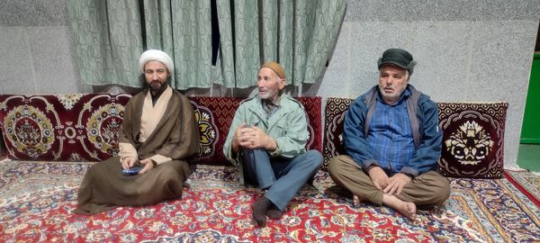 حضور ۷٠ دانش‌آموز  معتکف در مسجد امام رضا(ع)، رضا آباد شرقی شیروان