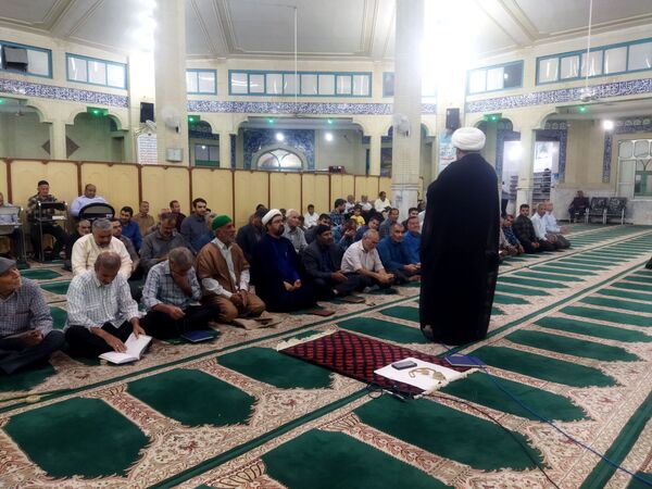 حضور نماینده مردم ترشیز در مجلس شورای اسلامی در مسجد جامع بردسکن