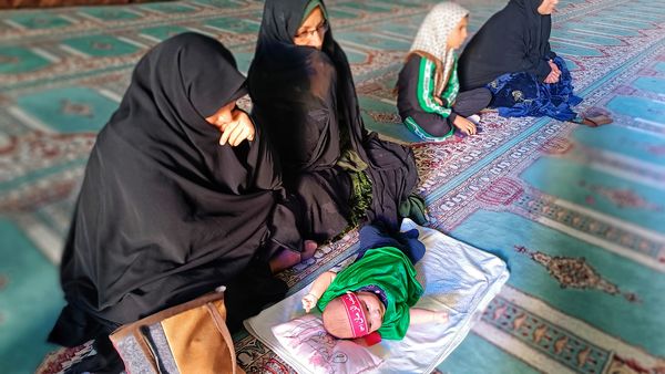  مراسم شیرخوارگان حسینی در شهرستان مارگون