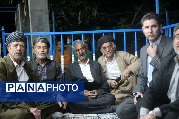 بازدید هیات همراه ریاست جمهوری از منطقه اورامانات