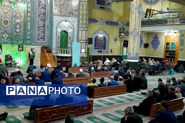 مراسم چهلم شهادت سید مقاومت و سردار نیلفروشان در شهرستان ورامین