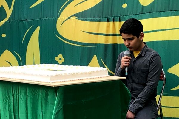 حضور پر شور دانش آموزان ناحیه دو شهرری در جشن نیمه شعبان و ایرانمون