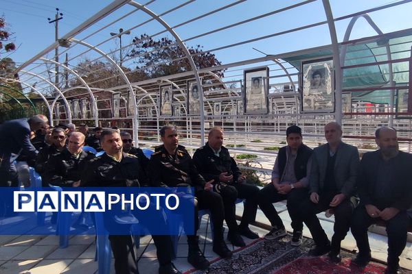 سومین سالگرد شهید علی‌اکبر رنجبر در گلزار شهدای شیراز