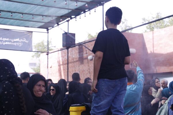 روایت تصویری از راه عشق مشهد در سوگ امام رضا(ع)