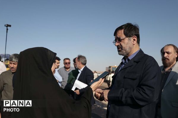 مراسم آغاز احداث برج مراقبت فرودگاه بین المللی قم