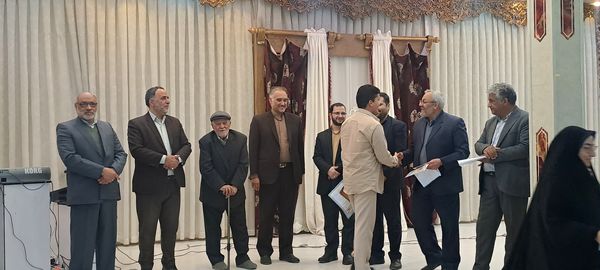  تقدیر از عوامل هیئت فرهنگیان نیشابور 