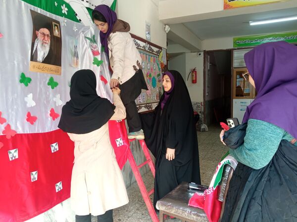 فضاسازی مدرسه نرجس 1 و 2 