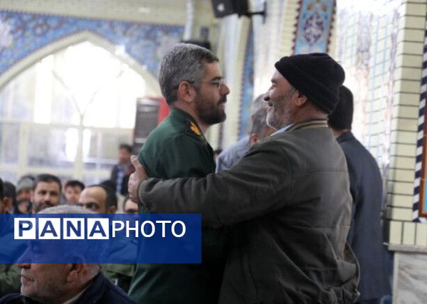 آیین تکریم و معارفه فرمانده ناحیه مقاومت بسیج در شهرستان بن 