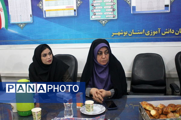 دومین جلسه طرح تمشک در سازمان دانش‌آموزی استان بوشهر