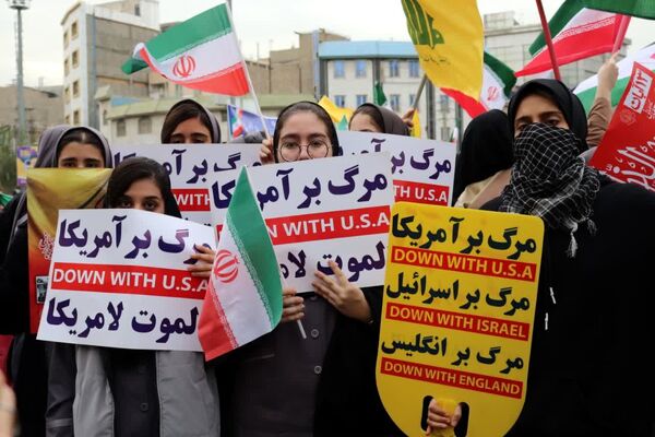 راهیپمایی 13 آبان در شهر قدس