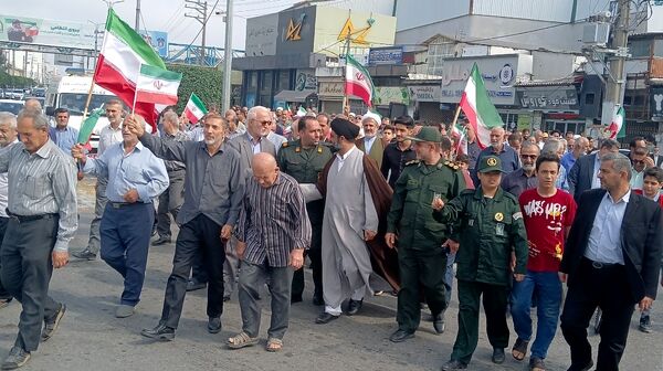 فریاد امت و راهپیمایی بشارت نصر در شهرستان محمودآباد