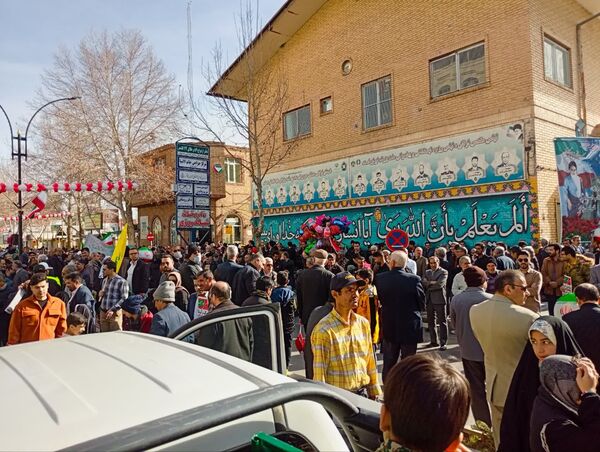  راهپیمایی بیست و دو بهمن در کاشمر