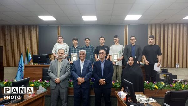 تجلیل از دانش‌آموزان برتر جشنواره نوجوان سالم