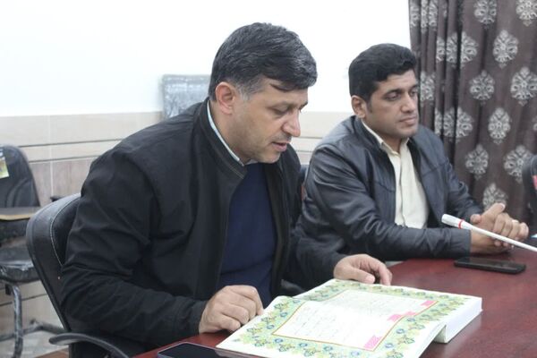 نشست خبری مدیر آموزش و پرورش گلوگاه به‌مناسبت هفته معلم 
