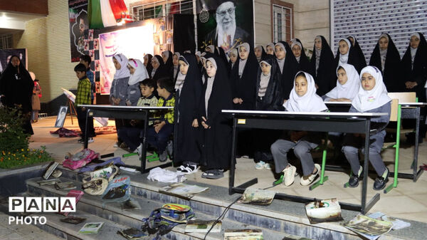 شب اربعین شهادت رهبر انقلاب اسلامی و شهدای دبستان میناب 